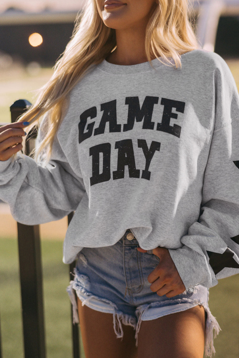 Game Day Graphic Football Season Sweatshirt